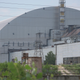 Sarcophagus over the Chernobyl nuclear power plant.